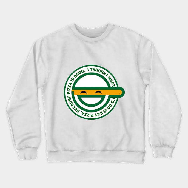 The Laughing Turtle Crewneck Sweatshirt by ggareau